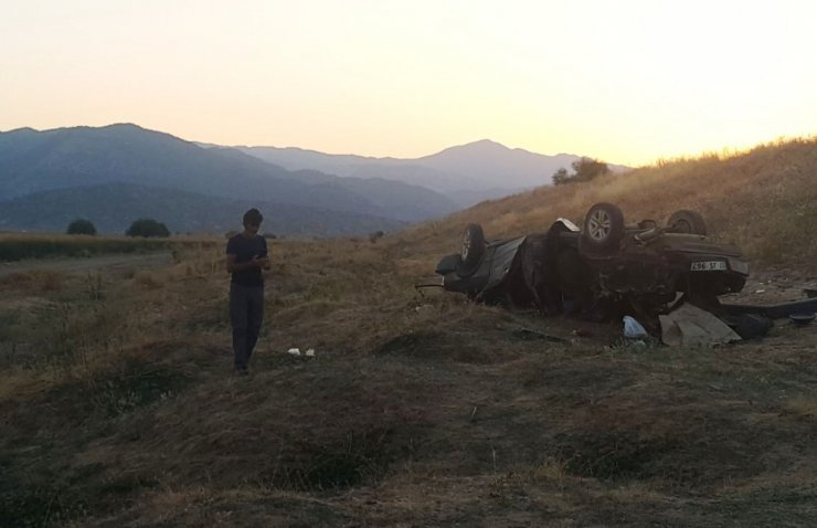 Konya’da otomobil şarampole devrildi: 1 ölü, 2 yaralı