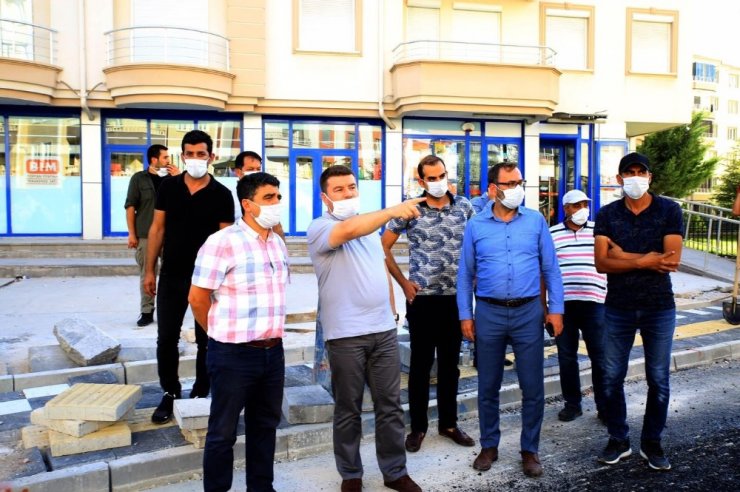 Belediye Başkanı Evren Dinçer projeleri yerinde inceledi