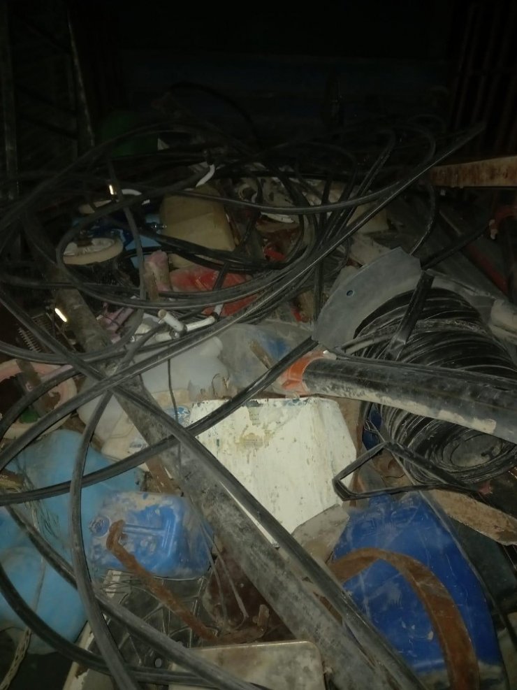 Kablo hırsızı JASAT’tan kaçamadı