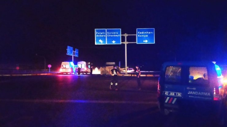 Konya’da otomobille hafif ticari araç çarpıştı: 7 yaralı