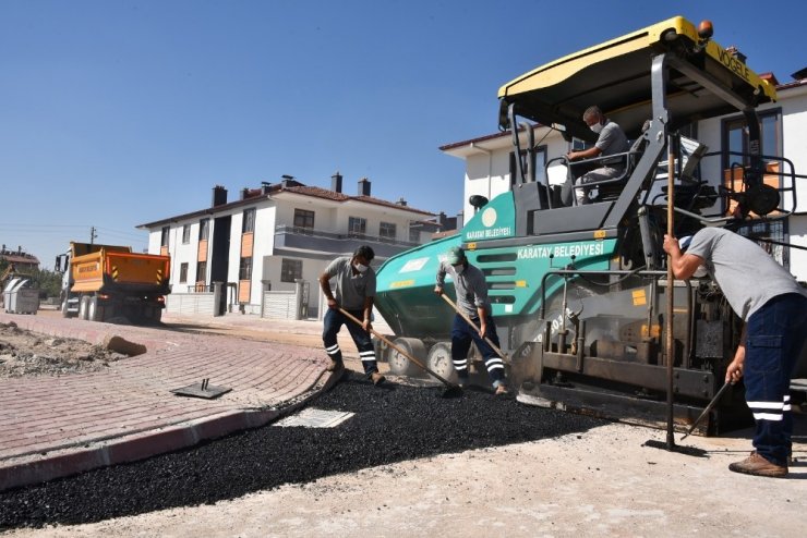 Karatay’ın cadde ve sokakları yenileniyor