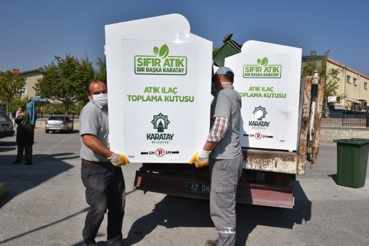 Karatay’da atık ilaçlar çöpe gitmeyecek