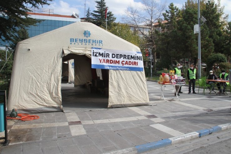 Beyşehir, İzmir’deki depremzedeler için tek yürek