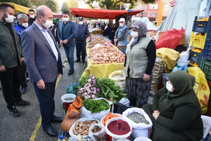 Selçuklu’da pazar yerlerinde HES kodu uygulaması