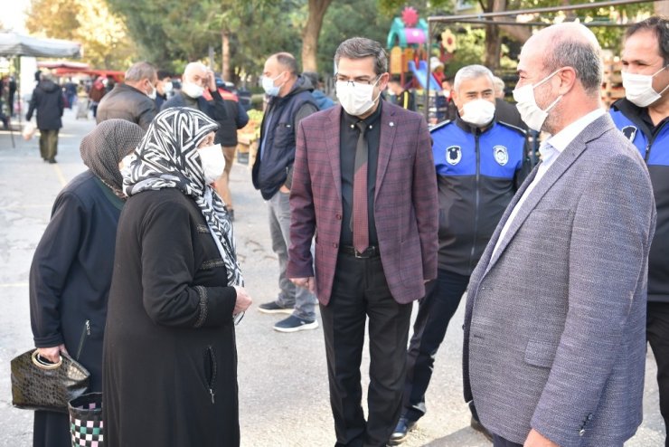 Selçuklu’da pazar yerlerinde HES kodu uygulaması