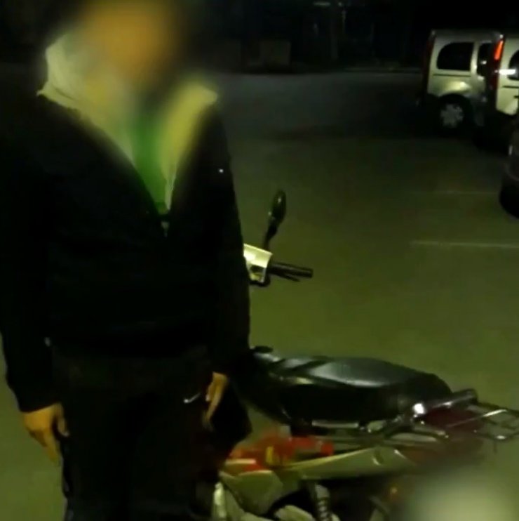 Motosiklet üzerindeki tehlikeli yolculuğa 2 bin 761 lira ceza