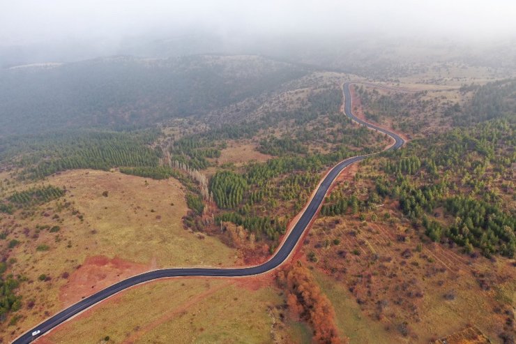 Derbent Aladağ yolu tamamlandı