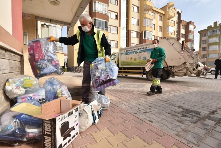 Karatay Belediyesi "Geleceğini Çöpe Atma" projesini sürdürüyor