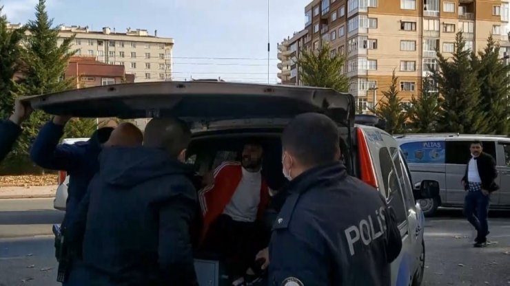 Ateş ederek kaçtı, kovalamacayla polise yakalandı