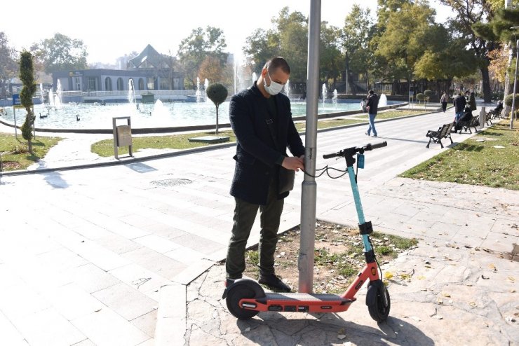 Konya’da elektrikli scooter dönemi