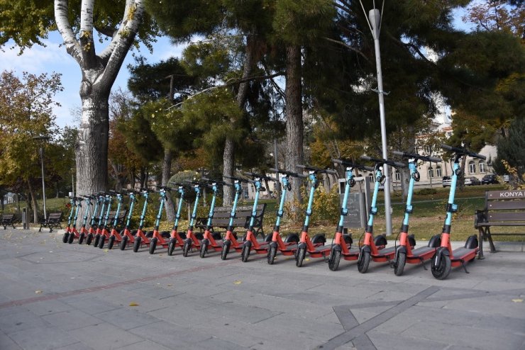 Konya’da elektrikli scooter dönemi
