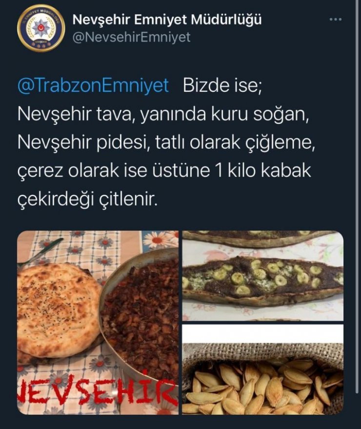 Konya Emniyetinden "ceza yeme etli ekmek ye" mesajı