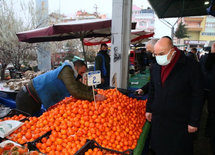 Başkan Altınok’tan 2021’de de pazarlara sıkı denetim
