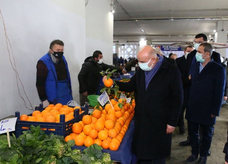 Başkan Altınok’tan 2021’de de pazarlara sıkı denetim
