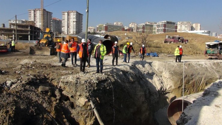 Polatlı’yı kesintisiz sağlıklı suya kavuşturacak çalışmalar hızla ilerliyor