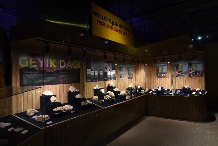 Konya Bilim Merkezi’nde “Fosil-Taş-Mineral” sergisi