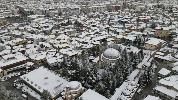 Odunpazarı beyaza büründü