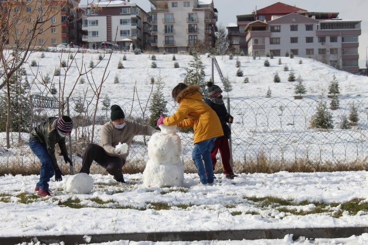 Başkent’ten kar manzaraları