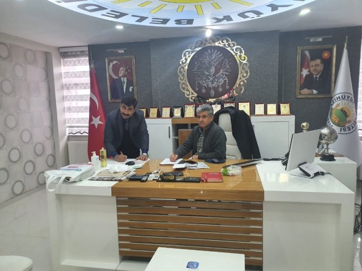 Yazıhüyük Belediyesi’nde imzalar atıldı