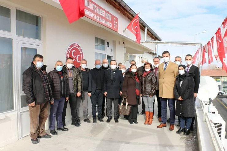 AK Parti Ürgüp teşkilatı, MHP İlçe Başkanlığı’nı ziyaret etti