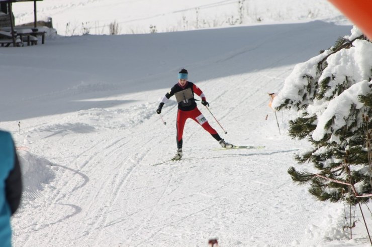 Ilgaz Dağı’nda Kayakla Oryantiring Yarışması sona erdi