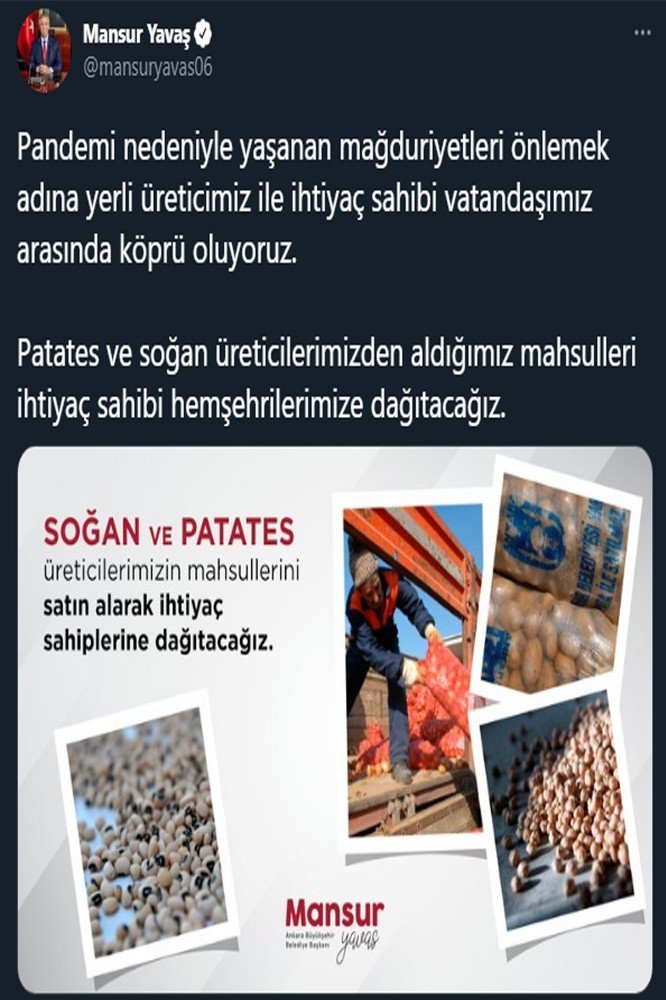 Ankara Büyükşehir Belediyesi’nden çiftçilere çifte müjde