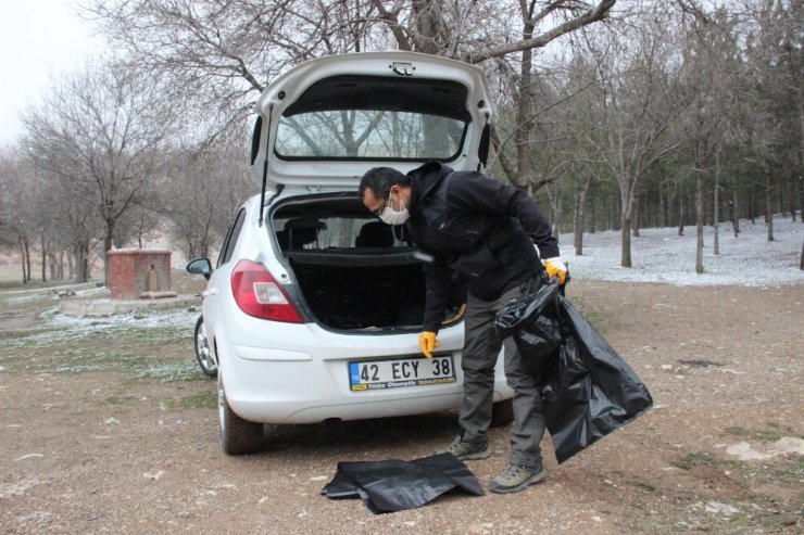 Araştırma görevlisinin doğa hassasiyeti