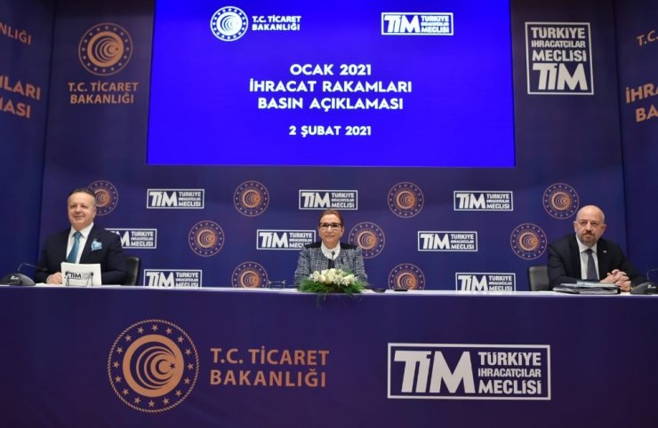 Bakan Pekcan: ”Ocak ayında ihracatımız geçen yılın aynı ayına göre yüzde 2,5 artışla, 15 milyar 48 milyon dolar olarak gerçekleşmiştir”