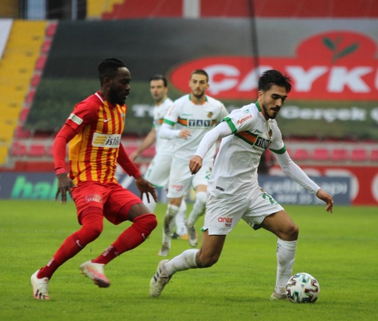 Süper Lig: Hes Kablo Kayserispor: 1 - Aytemiz Alanyaspor: 1 (Maç sonucu)