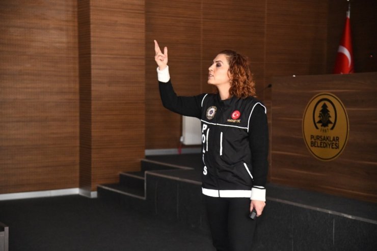 Pursaklar’da belediye personeline madde bağımlılığı semineri