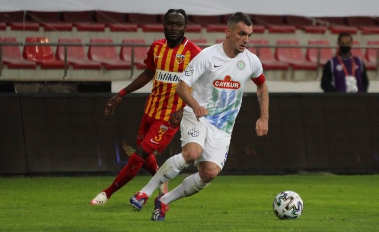 Süper Lig: Kayserispor: 2 - Çaykur Rizespor: 1 (Maç sonucu)