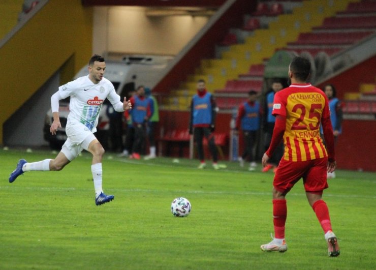Süper Lig: Kayserispor: 2 - Çaykur Rizespor: 1 (Maç sonucu)