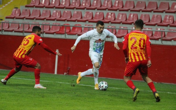 Süper Lig: Kayserispor: 2 - Çaykur Rizespor: 1 (Maç sonucu)