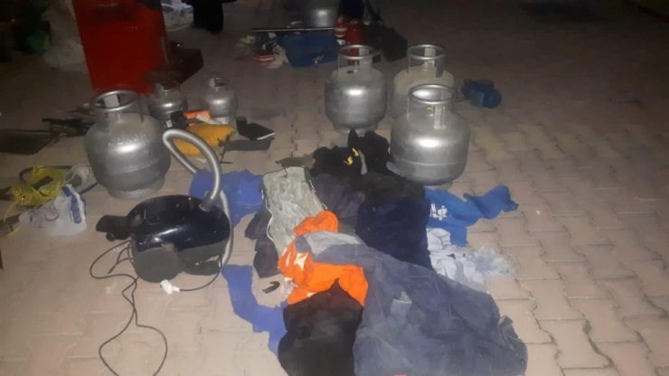 Hırsızlık şüphelileri 150 farklı malzemeyle yakalandı
