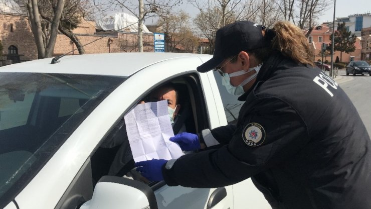 Konya’da sokağa çıkma kısıtlamasında uygulamalar sürüyor