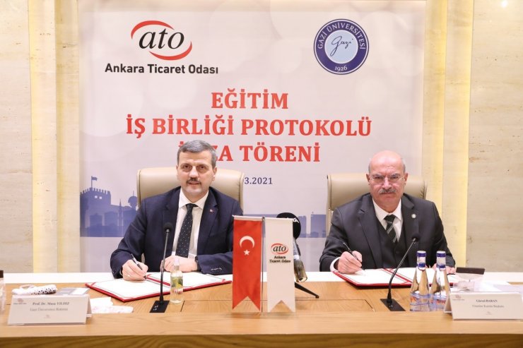 ATO ile Gazi Üniversitesi arasında Eğitim İşbirliği Protokolü