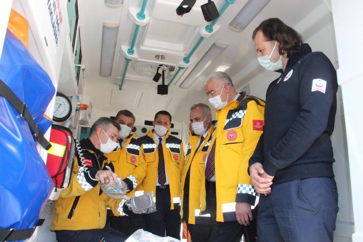 Sağlık Bakanlığından Karaman’a ambulans desteği