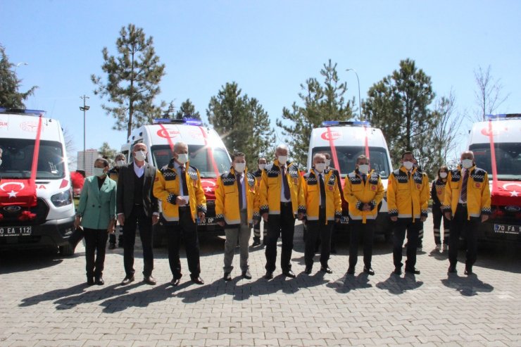 Sağlık Bakanlığından Karaman’a ambulans desteği