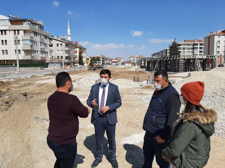Başkan Kılca, yapımı süren proje ve yatırımları inceledi