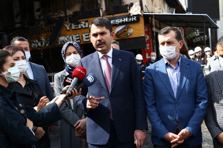 Ankara’da yangında zarar gören esnafa 3 milyon 300 bin lira yardım yapılacak