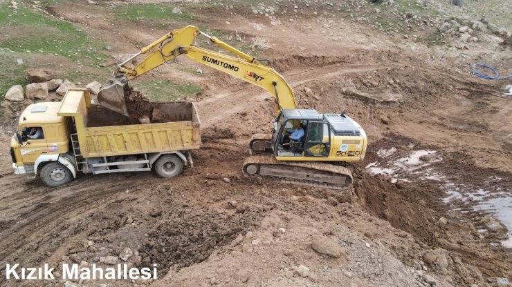 Ayvazhacı - Çöten - Kızık Mahallelerinde gölet yapım çalışmaları devam ediyor