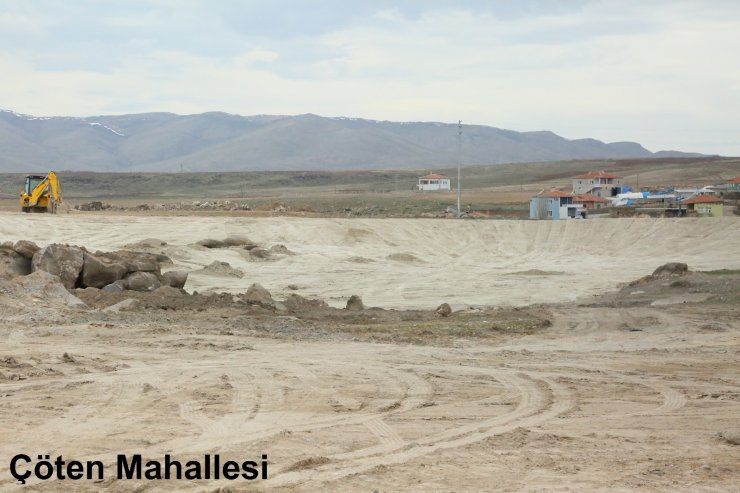 Ayvazhacı - Çöten - Kızık Mahallelerinde gölet yapım çalışmaları devam ediyor
