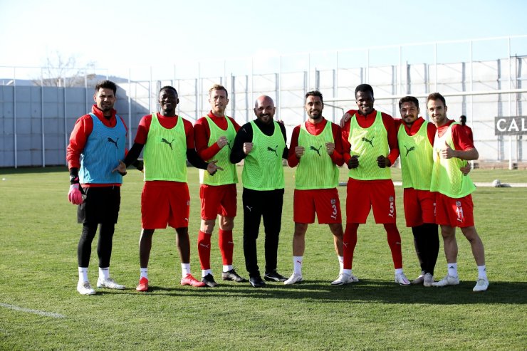 Sivasspor’da neşeli antrenman