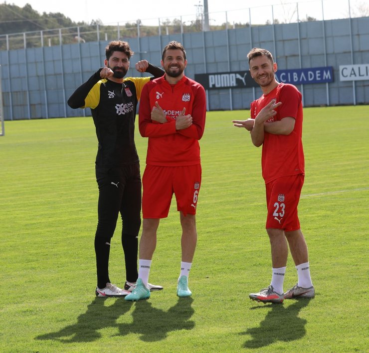 Sivasspor’da neşeli antrenman
