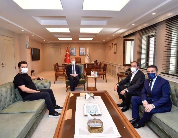 Sivasspor Başkanı Otyakmaz’dan Gaziantep Valisi Davut Gül’e ziyaret