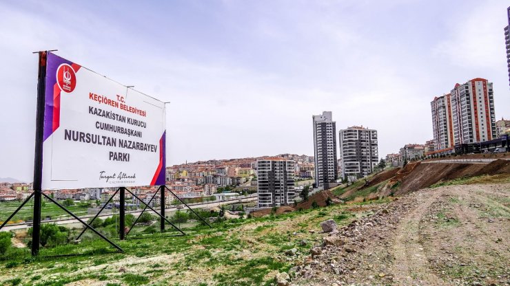 Nursultan Nazarbayev Parkı için hummalı çalışma