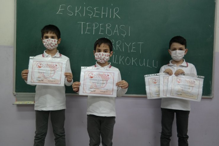Eskişehir’de 2’nci sınıf öğrencilerinden uluslararası yarışmada 17 birincilik