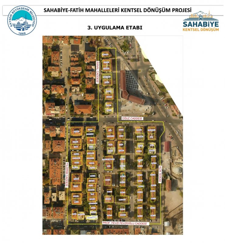 Sahabiye Kentsel Dönüşüm Projesi yükseliyor