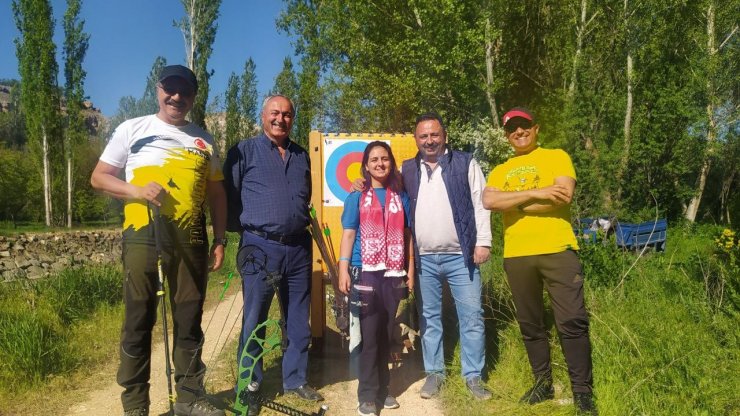 Genç okçunun hedefi milli takım