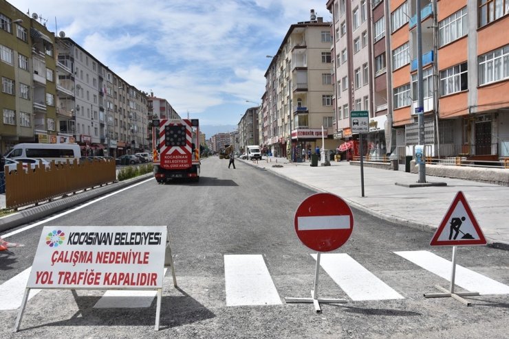 Kocasinan Belediyesi, tam kapanmada trafiğin azaldığı noktaları baştan aşağı yeniledi